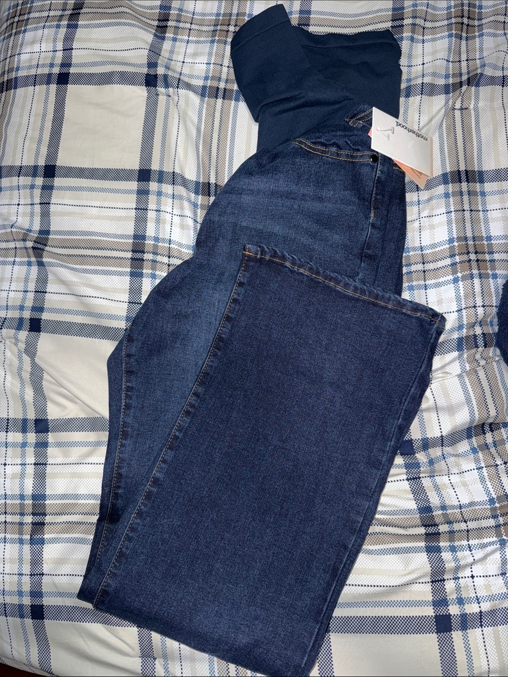 Motherhood Maternity Dark Blue Skinny Maternity Jeans
